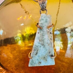 RARE LARIMAR Stone Pendant